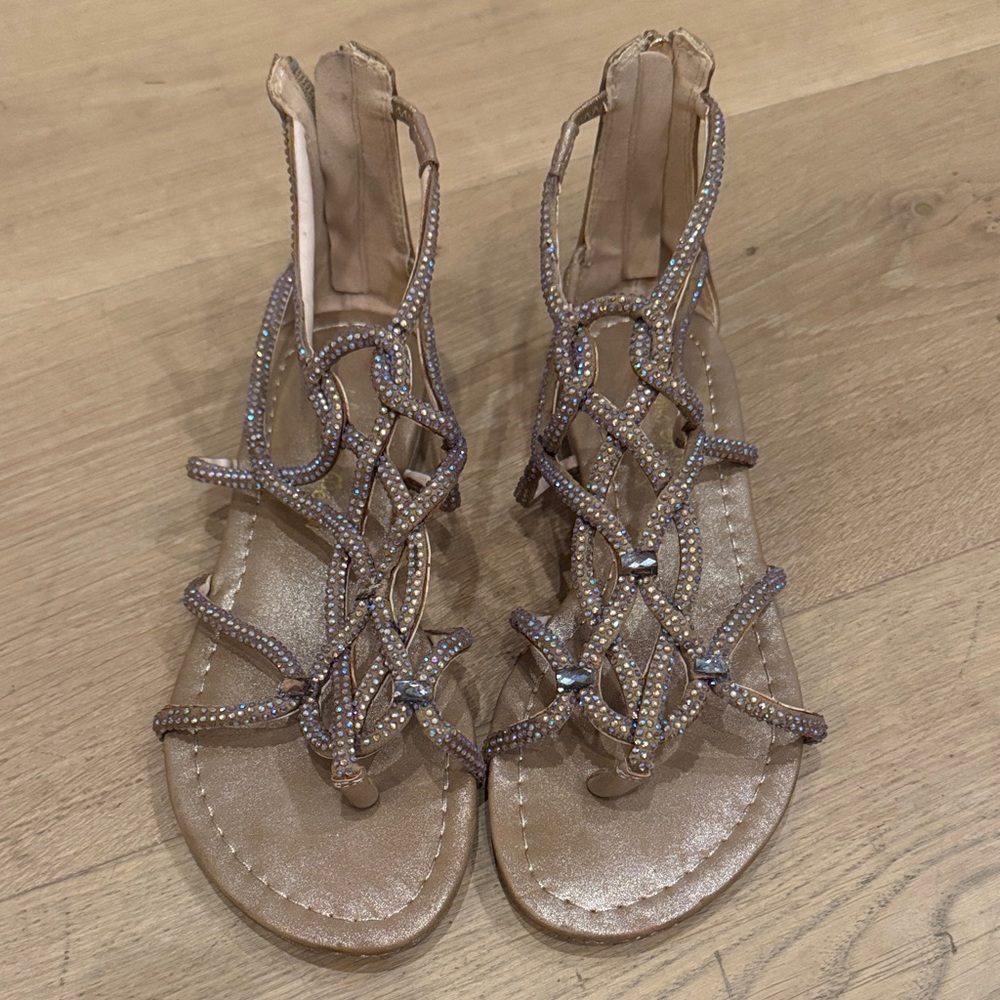 Elegant Beaded Sandals